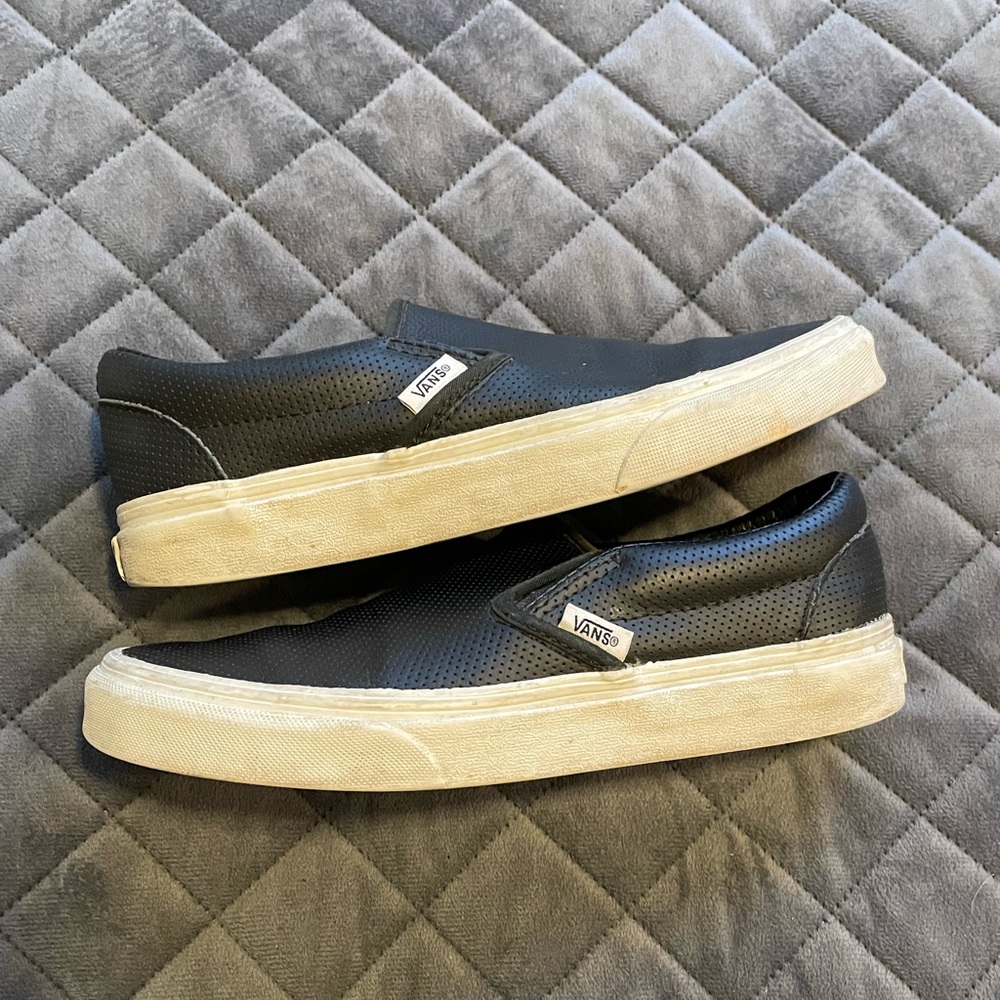 Vans Perf Leather Slip-ons